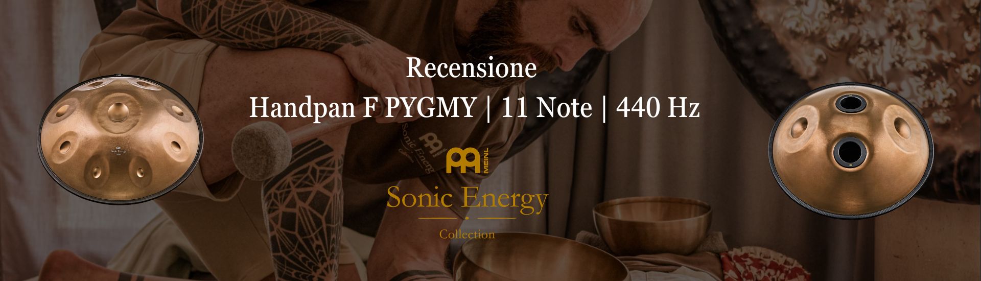 Handpan F Pygmy 11 Note 440 Hz Sonic Energy - Recensione