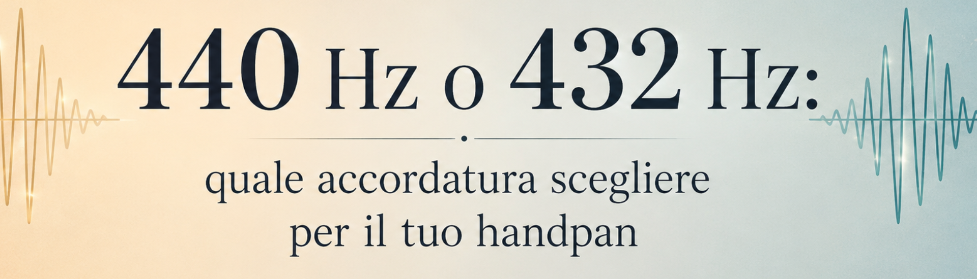440 Hz o 432 Hz: quale accordatura scegliere per il tuo handpan