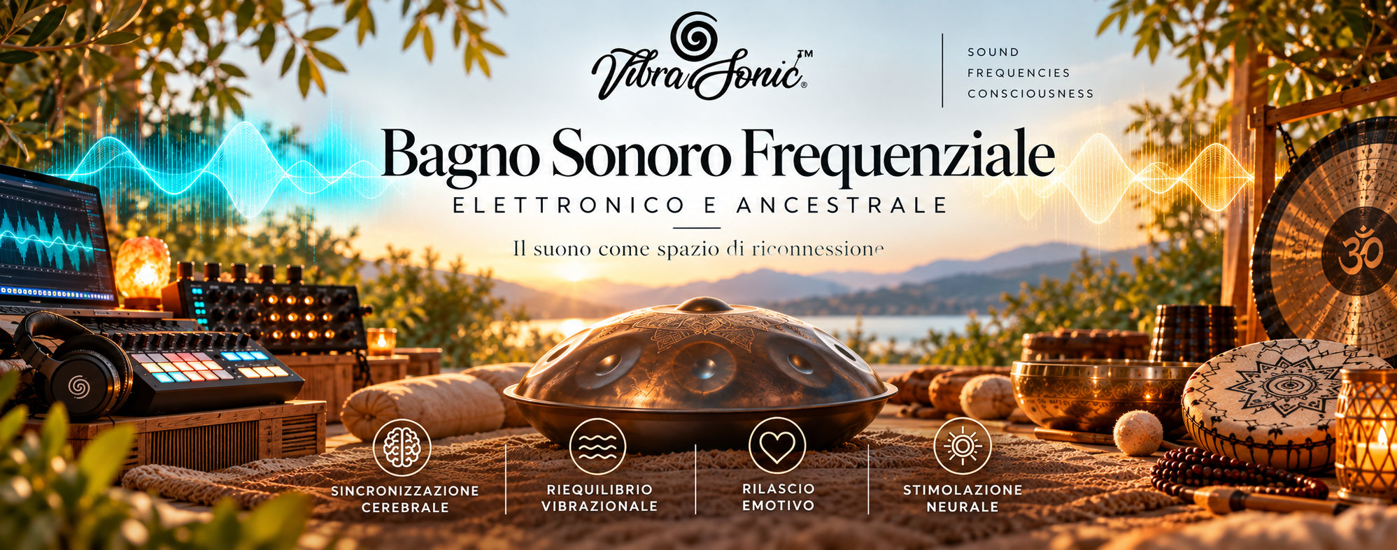 Bagno Sonoro Frequenziale Vibrasonic - elettronico e ancestrale