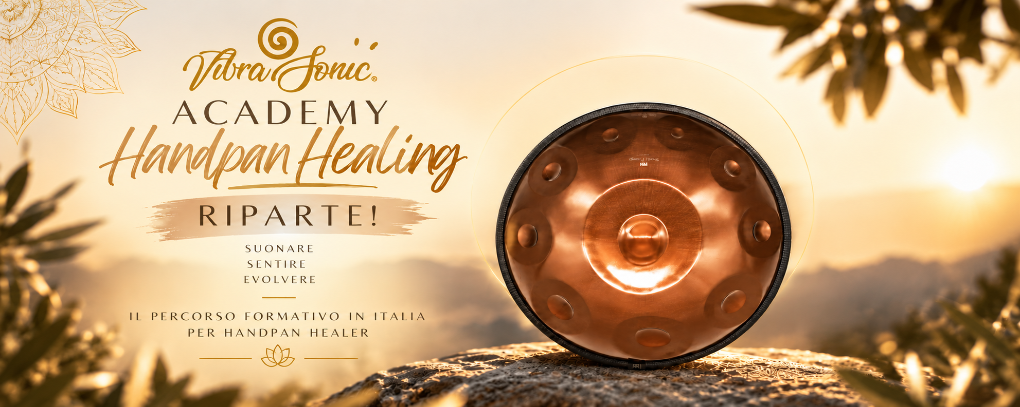 Handpan Healing Academy 2027 — Diventa Operatore Olistico Handpan Healer