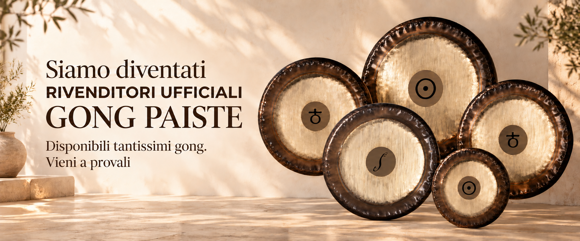 La Gong House Vibrasonic è nata - rivenditori ufficiali Gong Paiste