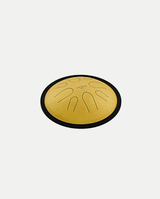 Steel Tongue Drum Compatto | Re Minore | 432Hz | Oro