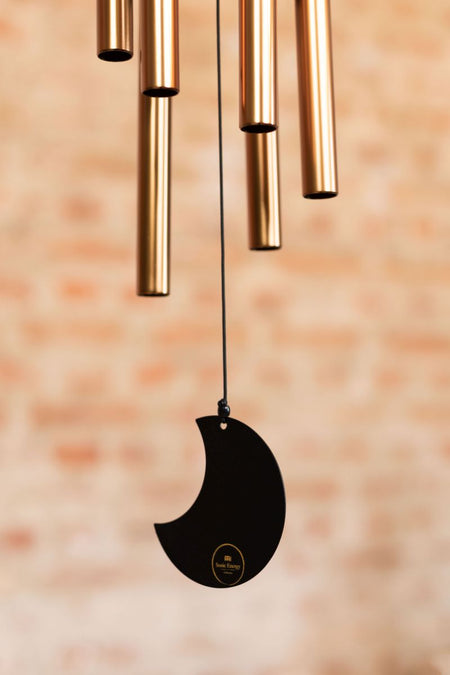 Meditation Wind Chime | Moon Bronze 80 cm