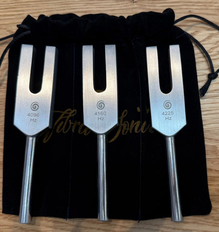 Diapason Angels Tuners - Set of 3 pieces - 4096 Hz, 4160 Hz, 4225 Hz