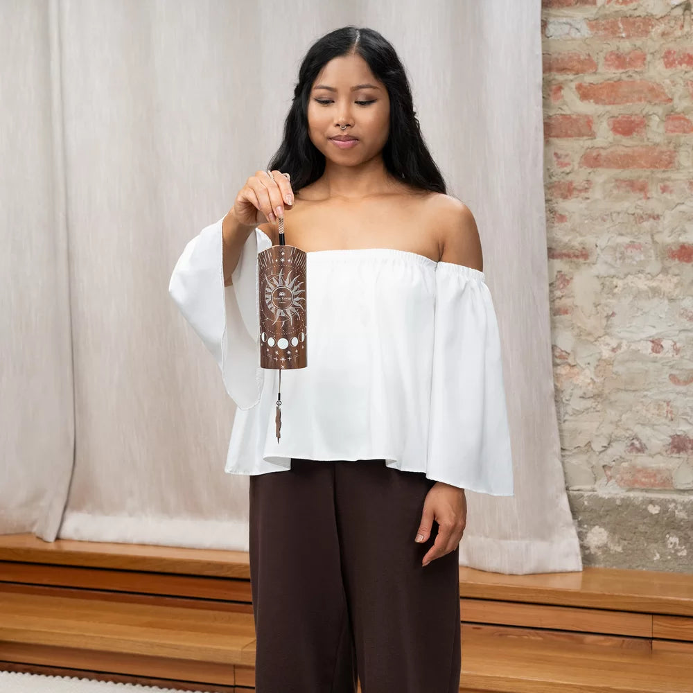 Campanello cosmico in bambù | Luna, sera