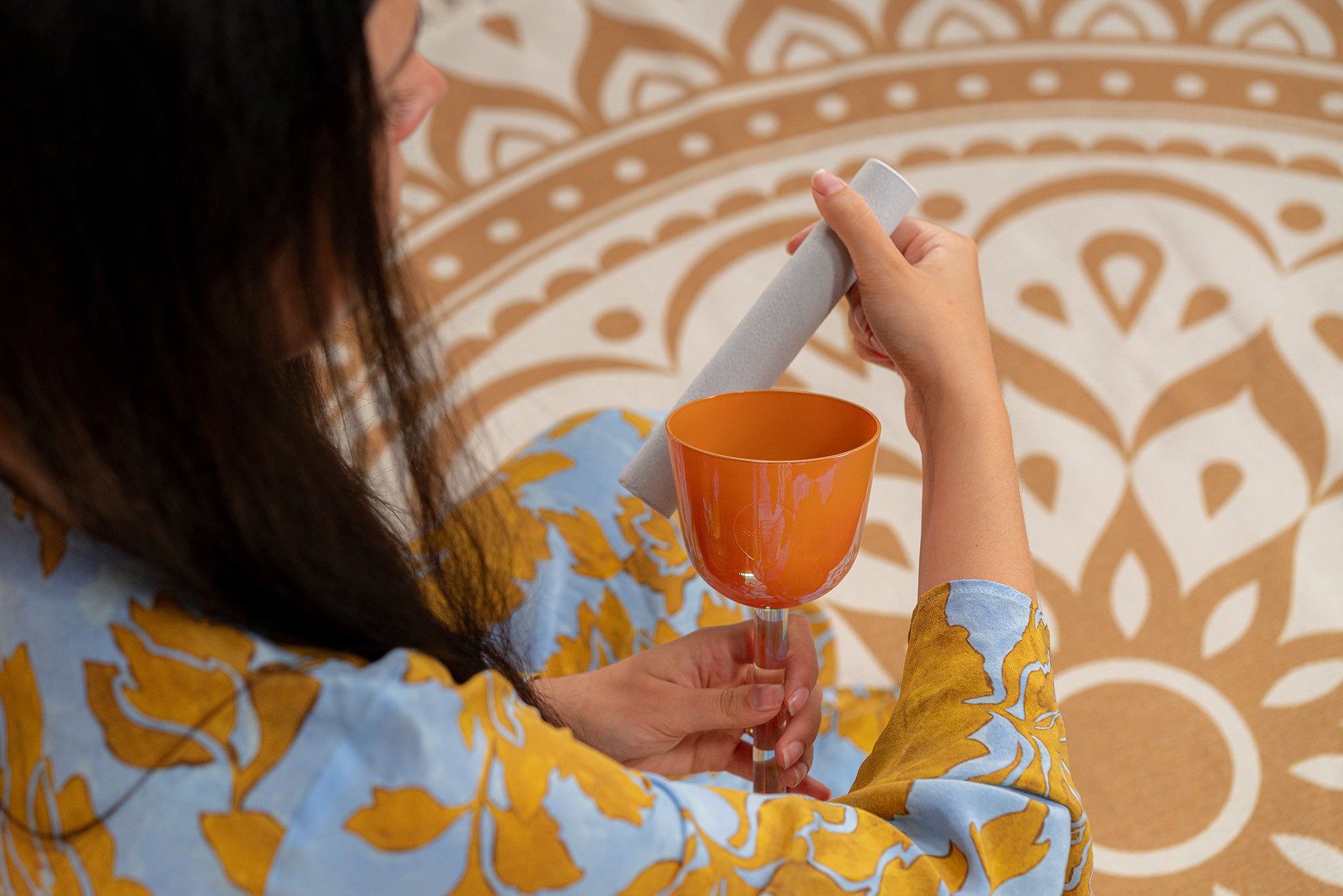 Calice sonoro in cristallo | 3.75'' | Mango Mojito