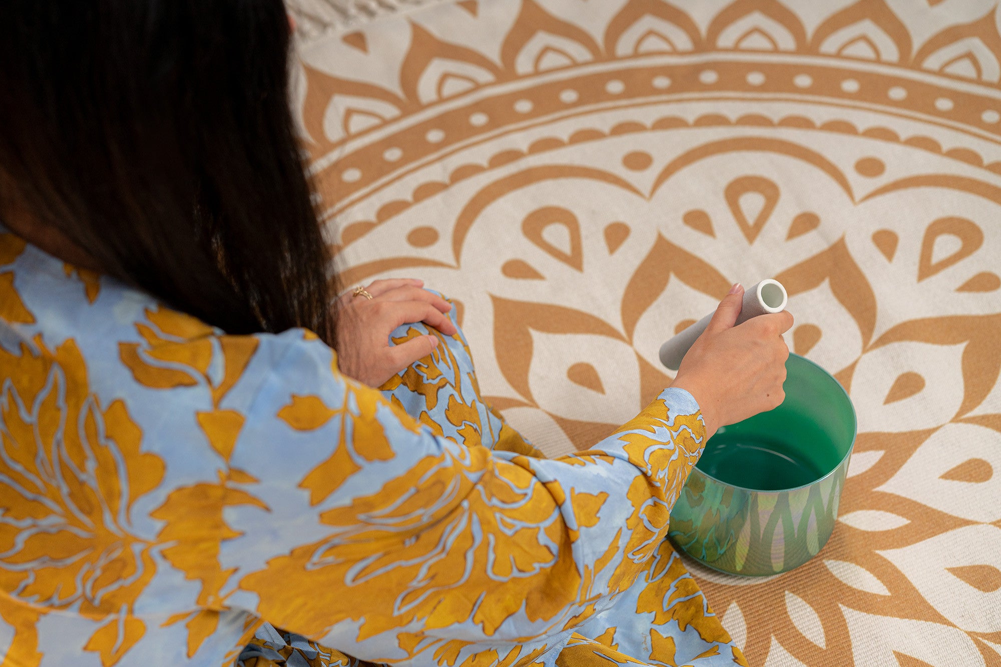 Campana di cristallo | 6.75'' Verde Turchese