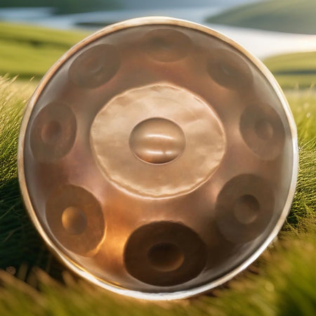 Handpan 9 notes | D KURD | Stainless steel |Made in Italy| Somnia 