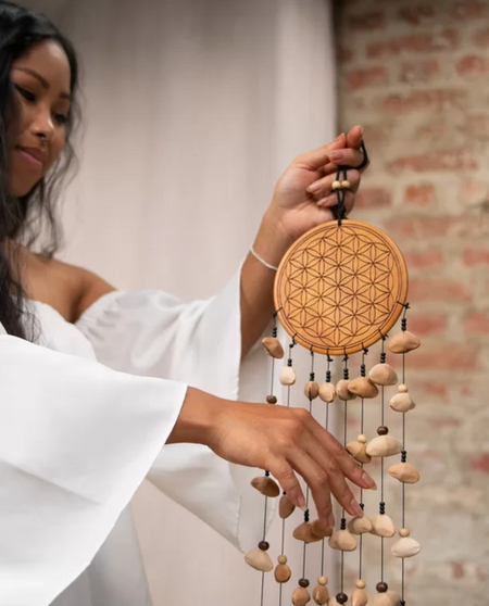 Sonaglio Kenari chimes | Fiore della Vita - Medio