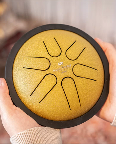 Mini Steel Tongue Drum 6'' | Giallo in SI Maggiore