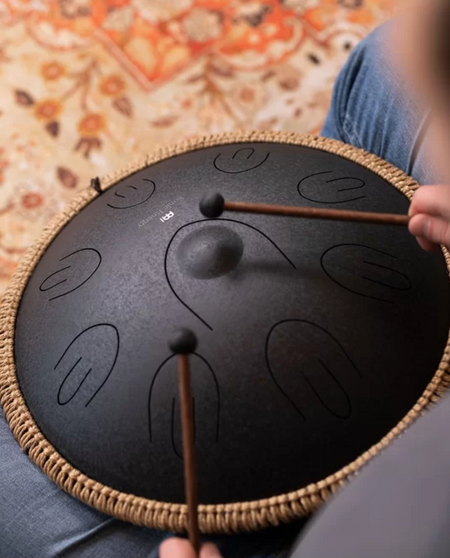Octave Steel Tongue Drums 9 Note - D KURD - RE Minore