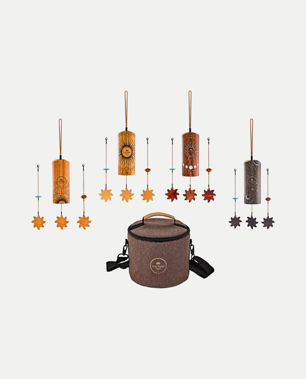 Set Campanelli cosmico in bambù | 4 pezzi 