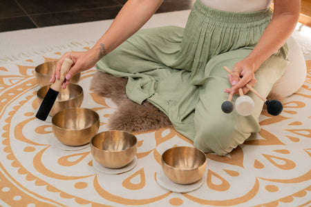 Set 5 pezzi Campane Tibetane | Yoga Nidra 400/500/600/700/750G