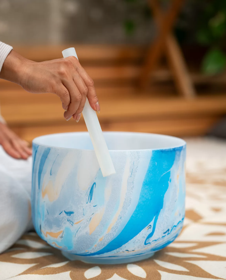 Campana di cristallo | 10'' Blu, Chakra del Terzo Occhio