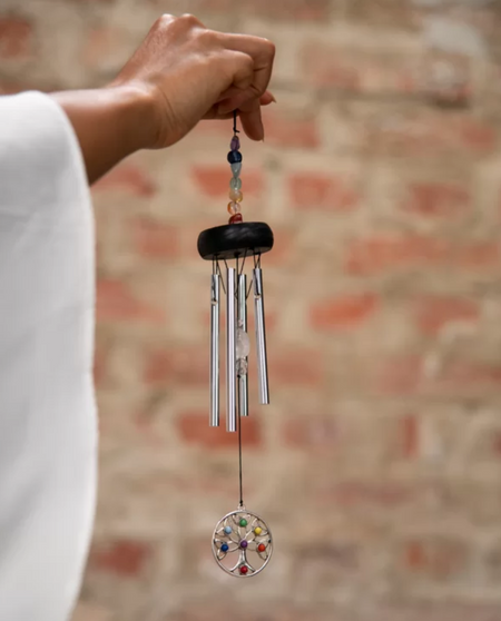 Campana del vento | 7 Chakra  - Mini | Albero della Vita