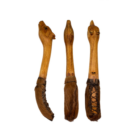 Battitore per Tamburo Shaman Mongolian Lupo | Terré — dettaglio originale Terré