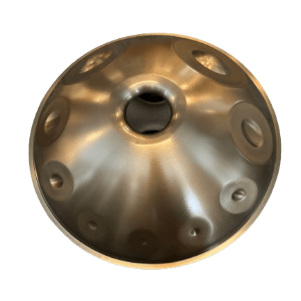 Ayasa Handpan F Low Pygmy 21 Note – Ember Steel - VibraSonic Music Store