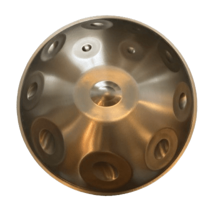Ayasa Handpan F Low Pygmy 21 Note – Ember Steel - VibraSonic Music Store