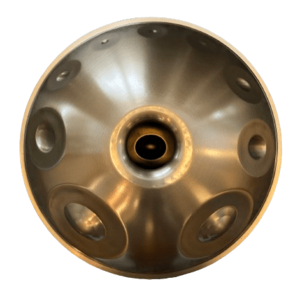 Ayasa Handpan F Low Pygmy 21 Note – Ember Steel - VibraSonic Music Store