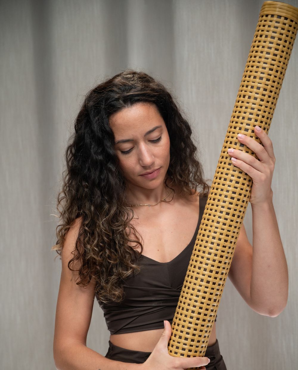 Bastone della Pioggia in Rattan Sintetico | Effetto Pioggia Prolungato – Grande - VibraSonic Music Store