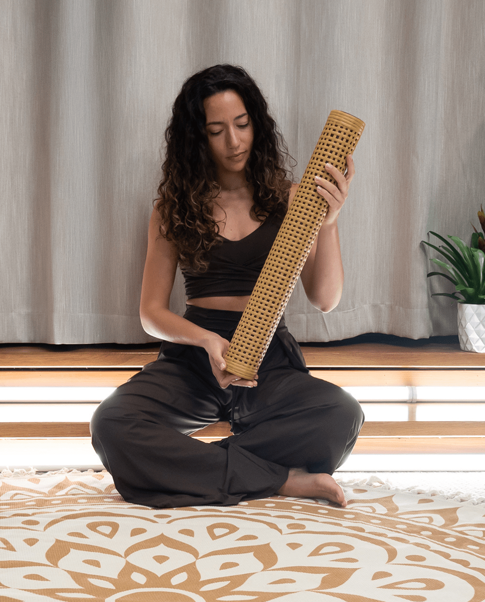 Bastone della Pioggia in Rattan Sintetico | Effetto Pioggia Prolungato – Piccolo - VibraSonic Music Store