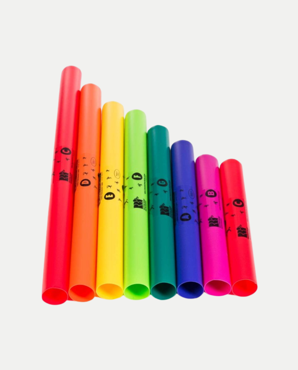 Boomwhackers Diatonici – Set 8 Tubi Sonori Accordati - VibraSonic Music Store