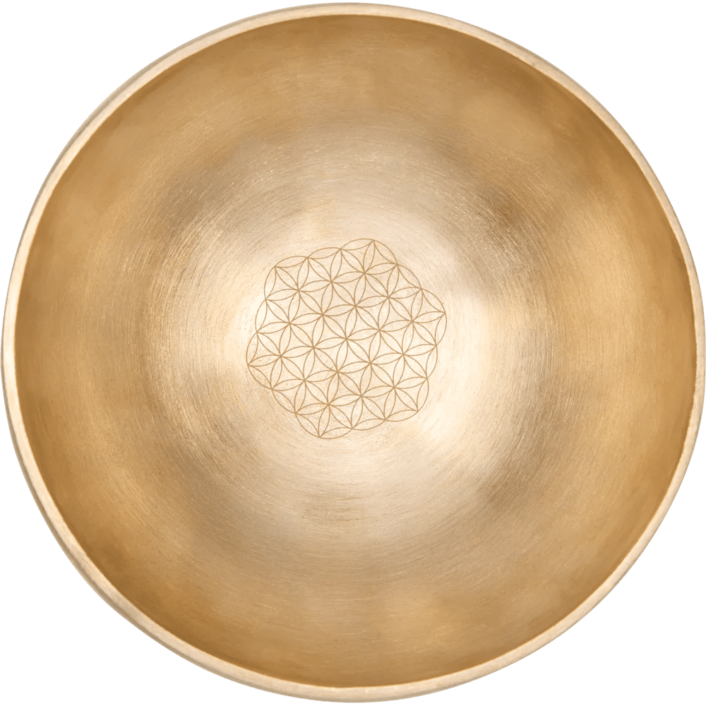 Campana Tibetana Flower of Life – Set Completo 600g - VibraSonic Music Store
