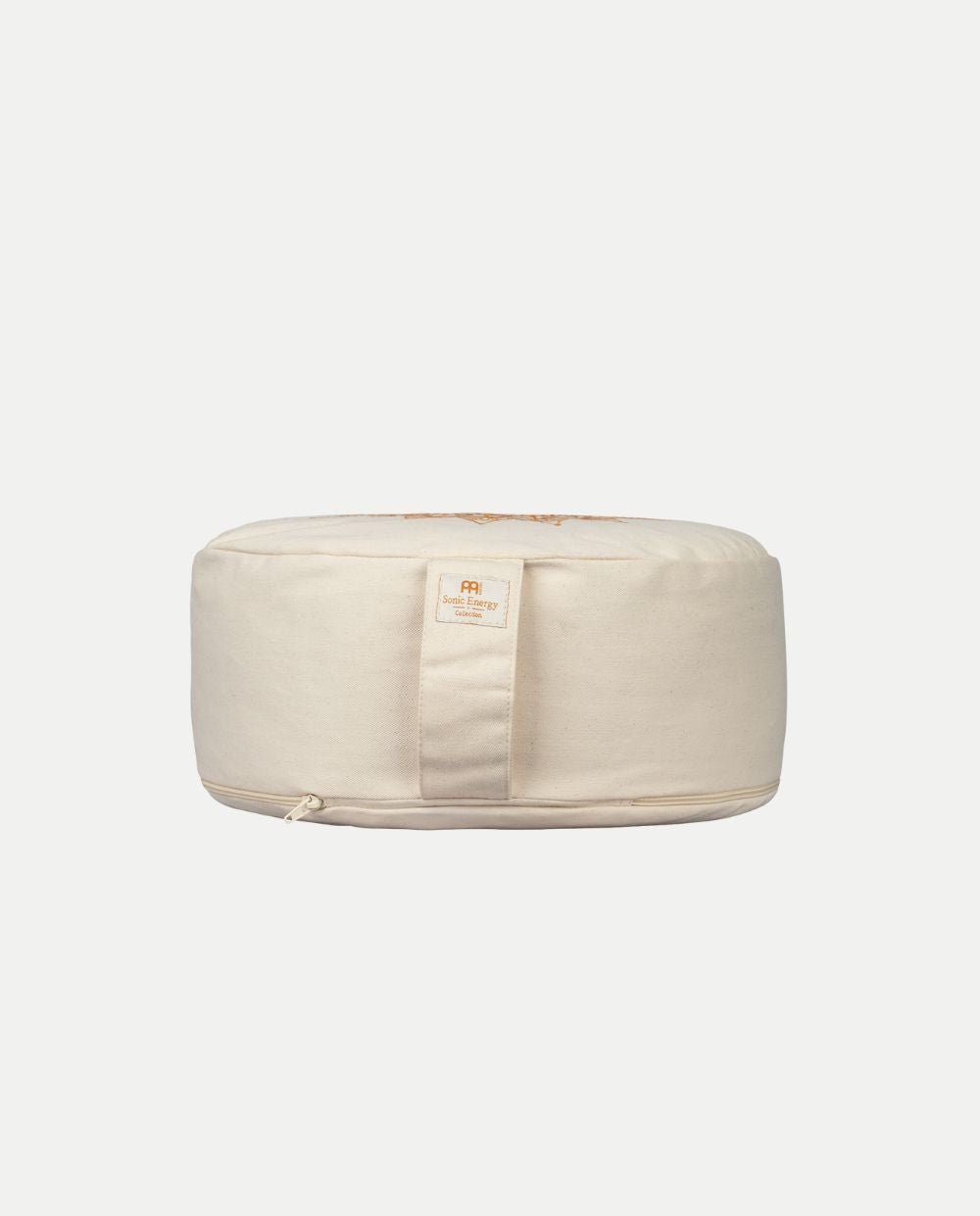 Cuscino da Meditazione Beige con Design Floreale - VibraSonic Music Store