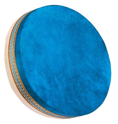 Ocean Drum artigianale turchese 25 cm
