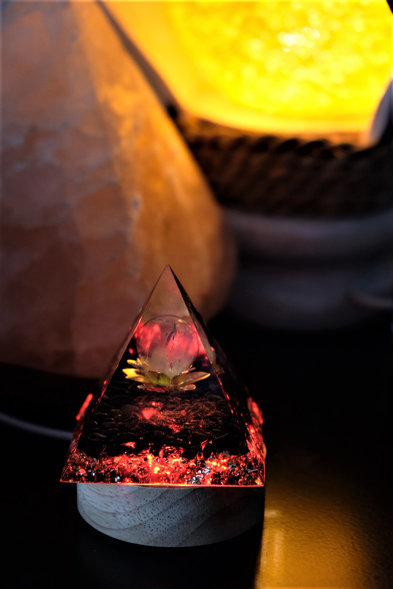 Orgonite Bacchetta Ametista - Orgone Gioielli In Pietre Dure E Preziose - Foto 7