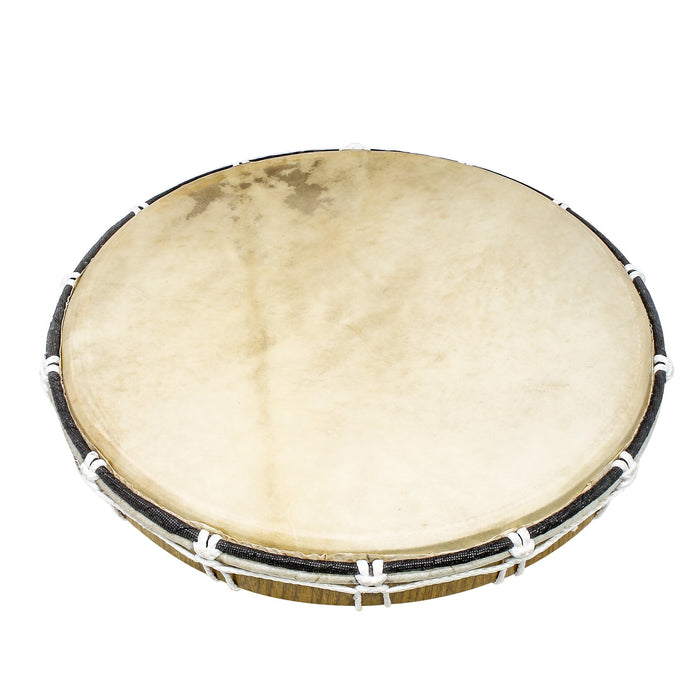 Tamburo a Cornice 40 cm | Pelle di Capra | Tiranti in Corda