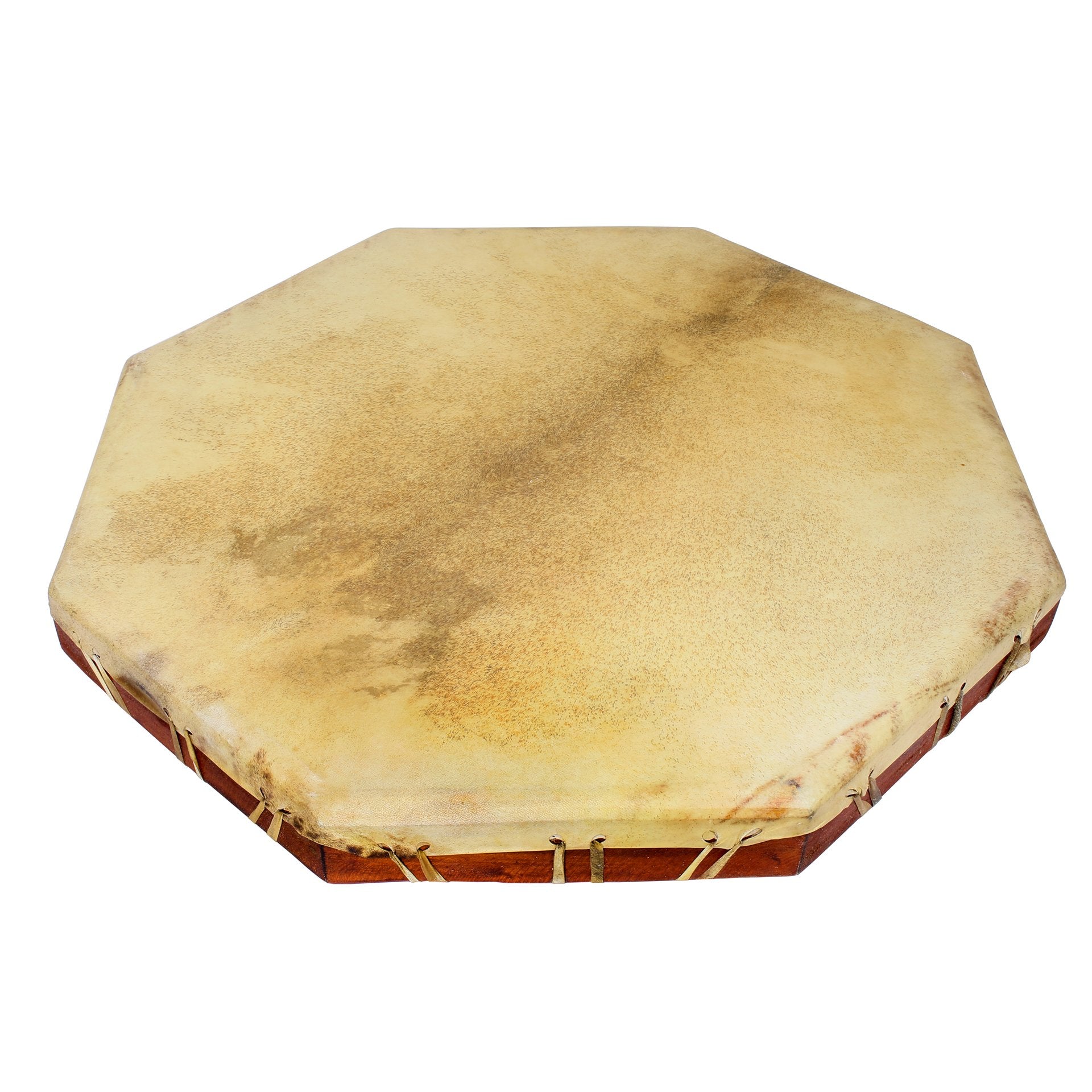 Tamburo rituale ottagonale 60 cm — vista frontale