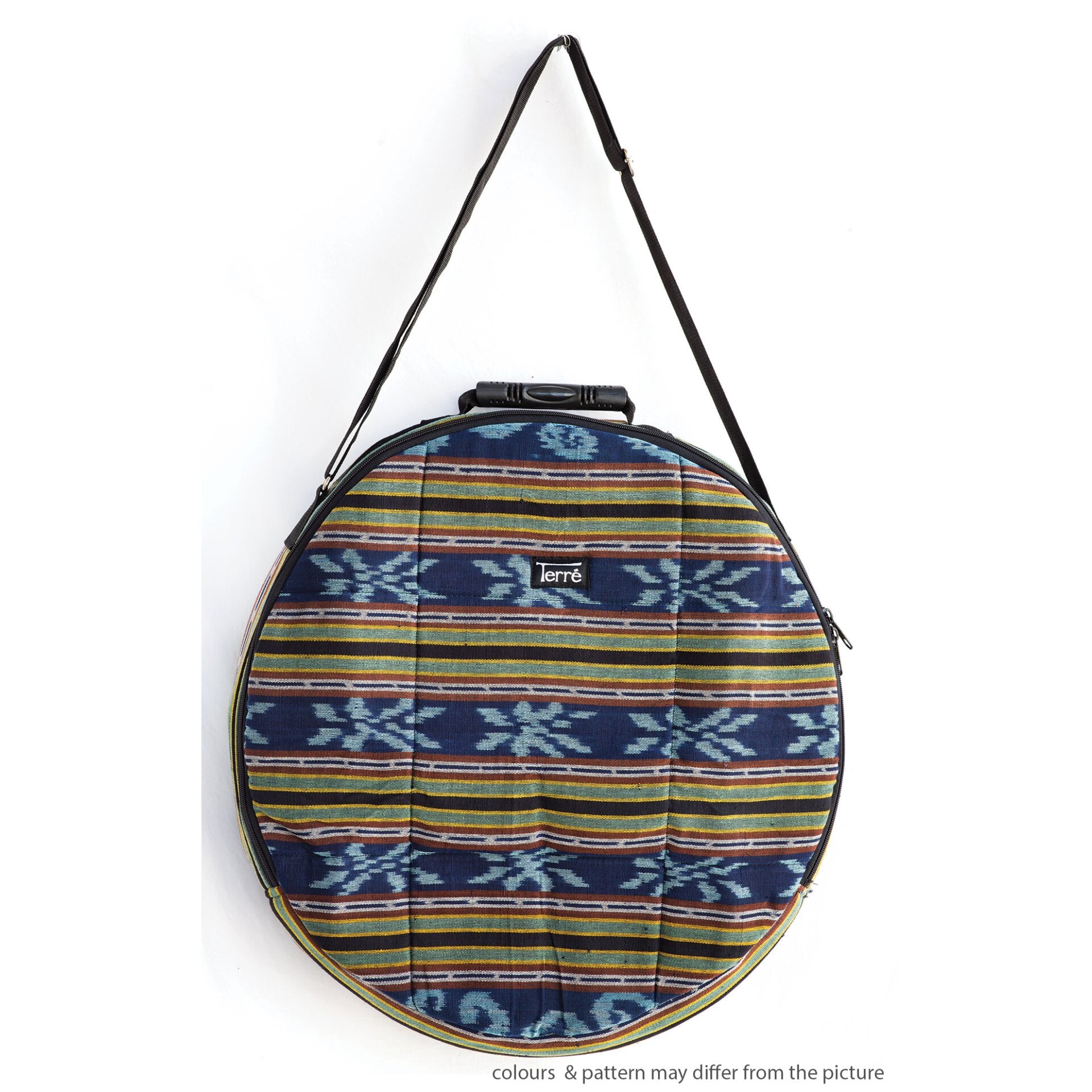 Custodia Terré Cotton Ikat 45 cm Blu