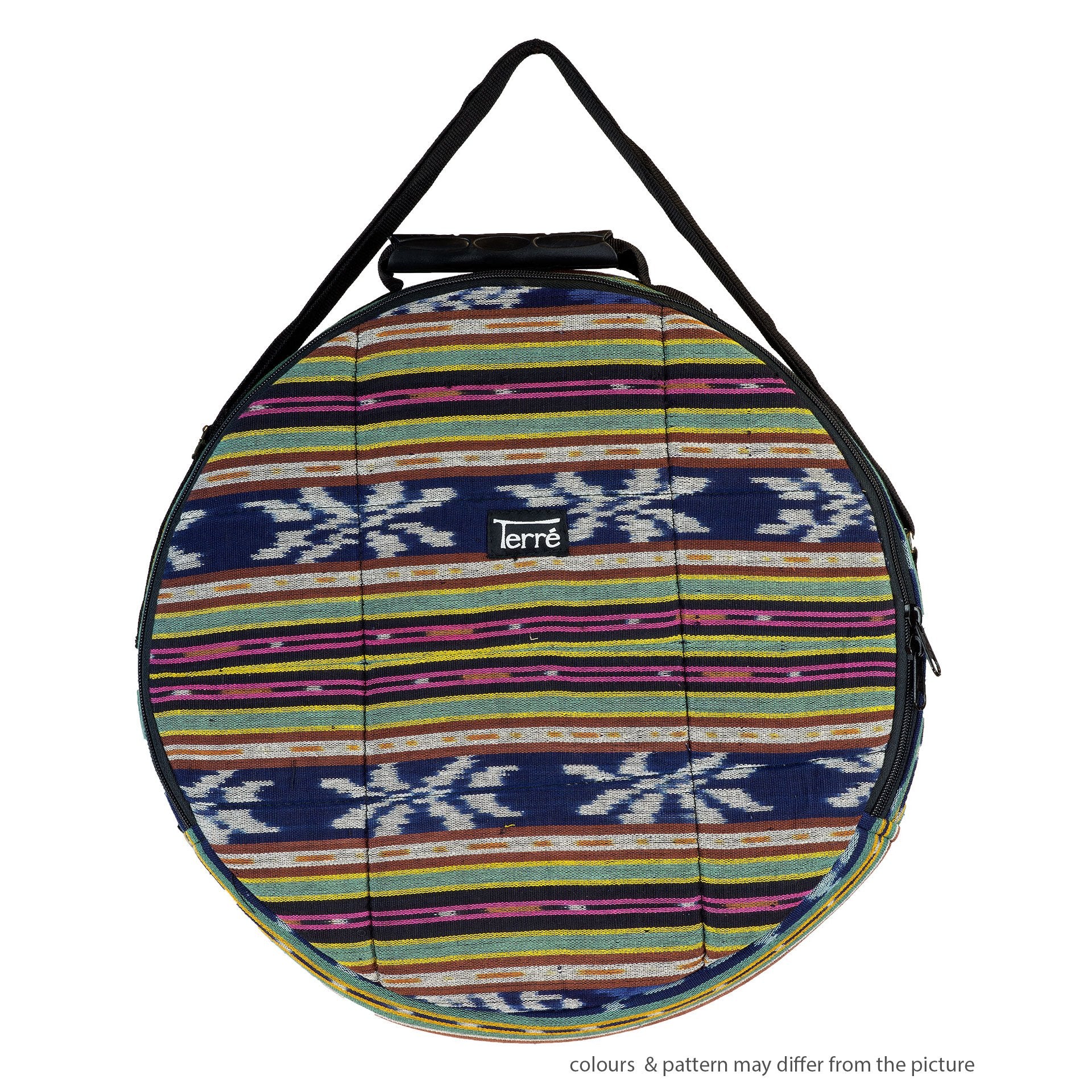 Custodia Terré Cotton Ikat 40 cm Blu