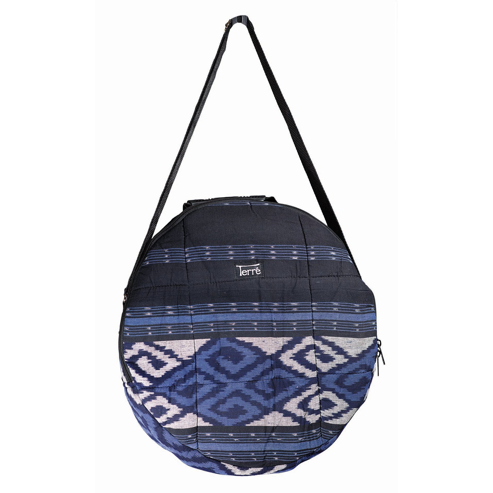 Custodia Terré Cotton Ikat 50 cm Blu