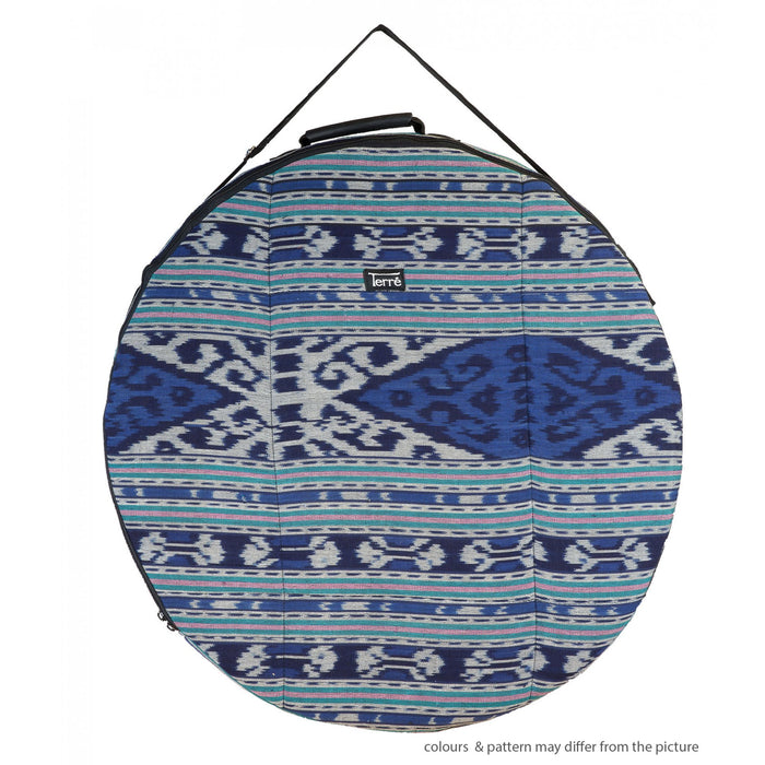 Custodia per tamburo 70 cm | Cotton Ikat Blu