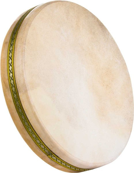 Ocean Drum artigianale 40 cm con pelli naturali