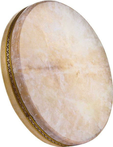 Ocean Drum artigianale 45 cm con pelli naturali