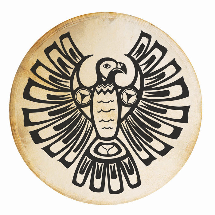 Tamburo Rituale Thunderbird 50 cm | Pelle di Capra